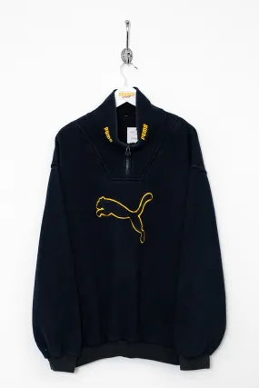 00s Puma 1/4 Zip Sweatshirt (L)