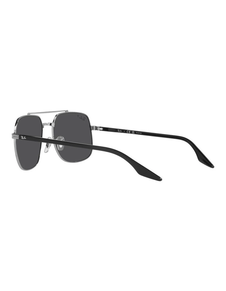 0RB3699 Polarised Sunglasses In Gunmetal