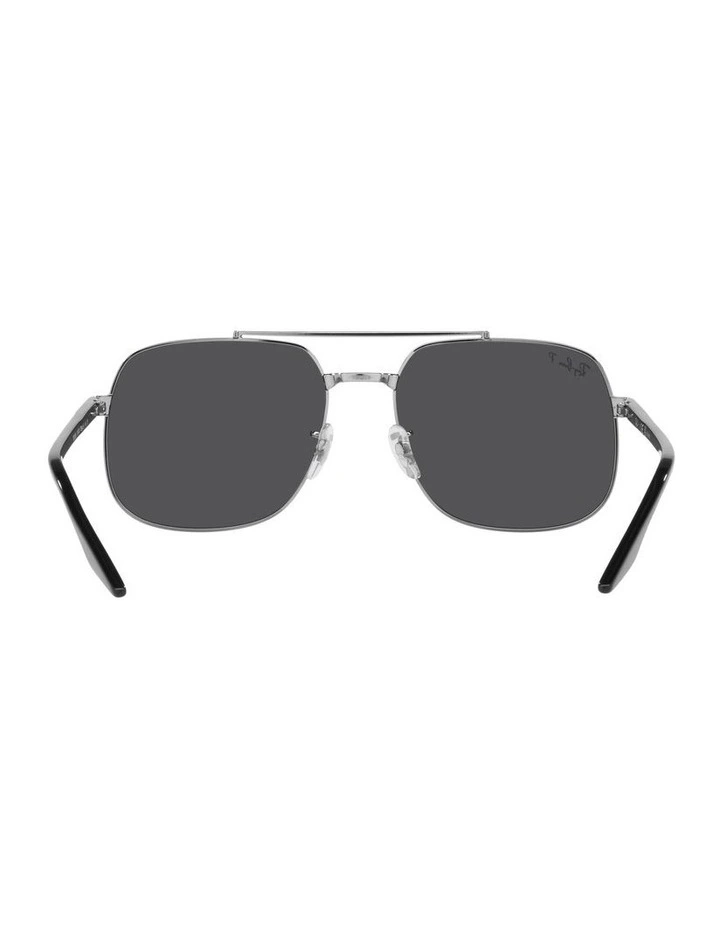 0RB3699 Polarised Sunglasses In Gunmetal