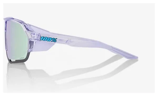 100% Goggles - Norvik - Polished Translucent - Hiper Lavender Violet Mirror Lenses