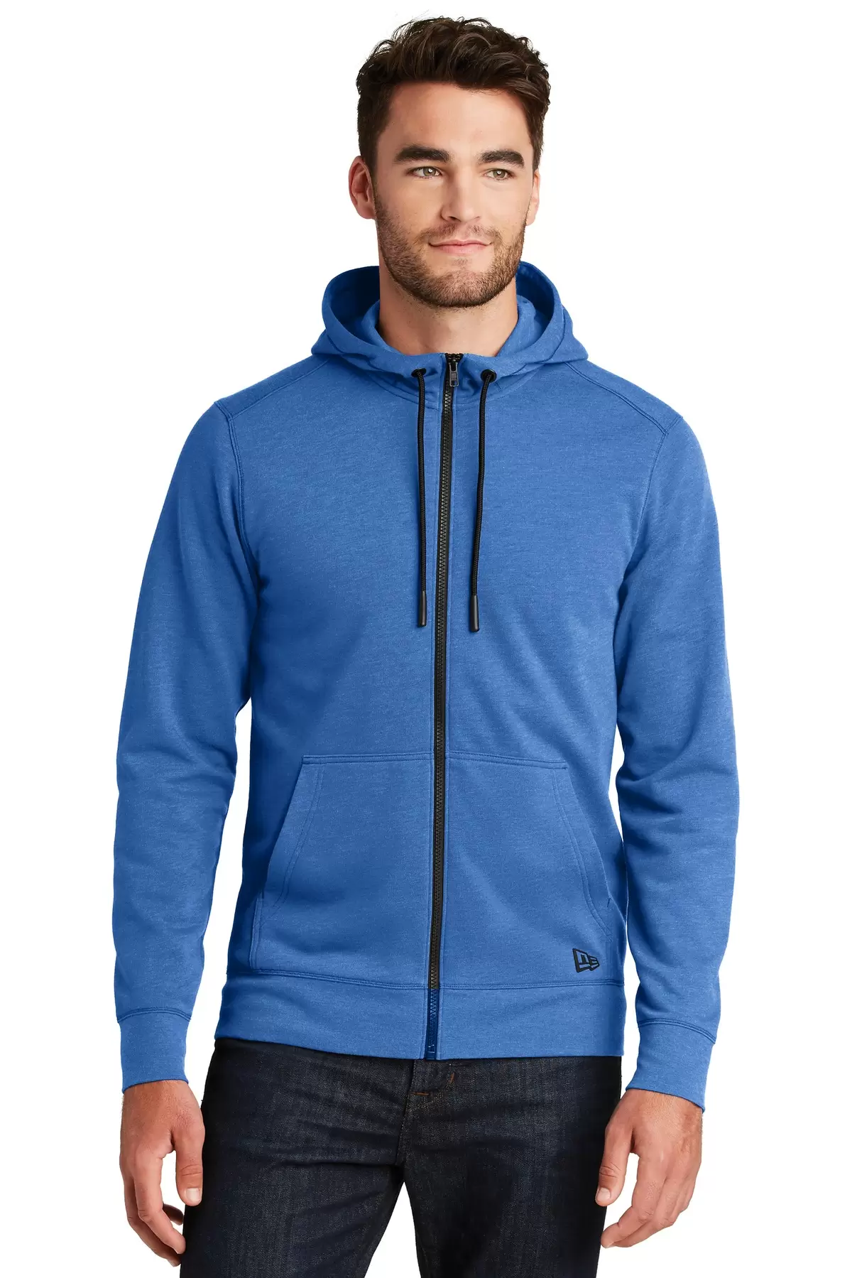 1001 NEA511 New Era  Tri-Blend Fleece Full-Zip Hoodie SKU: NEA511