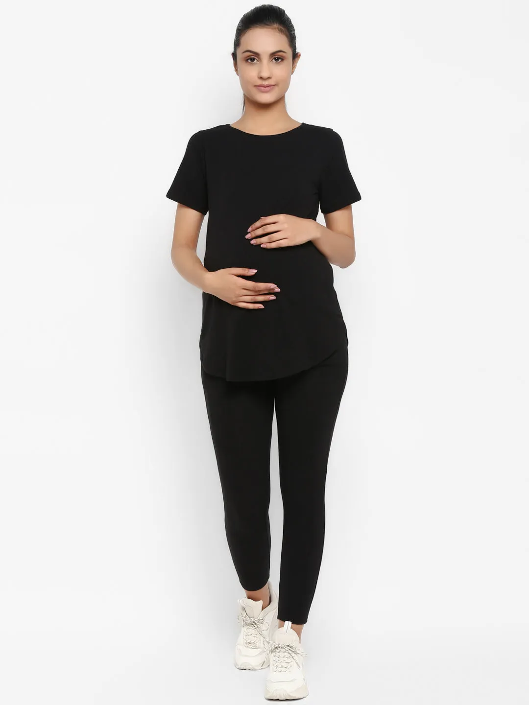 2pc. Maternity UnderBelly Leggings + T-Shirt