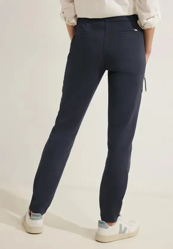 376852- Casual Joggers-Navy- Cecil