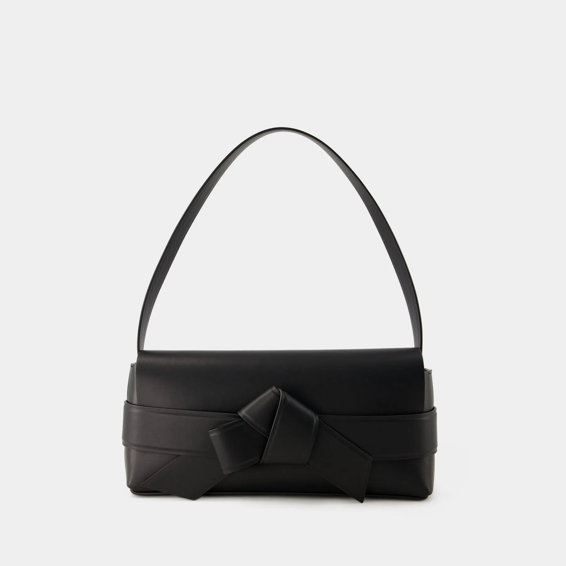 Acne Studios  Musubi Elongated Hobo Bag - Acne Studios - Leather - Black