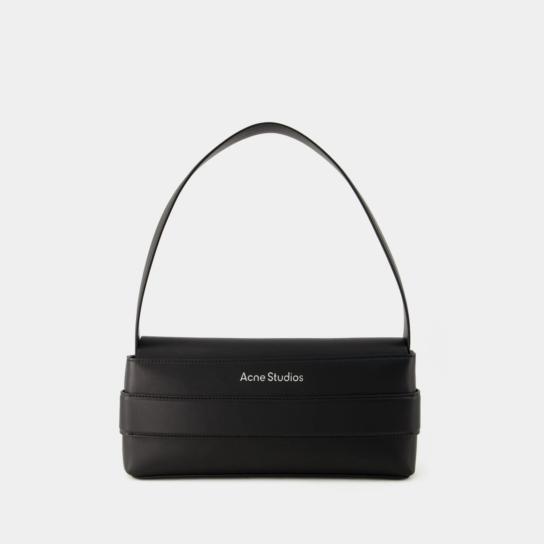 Acne Studios  Musubi Elongated Hobo Bag - Acne Studios - Leather - Black