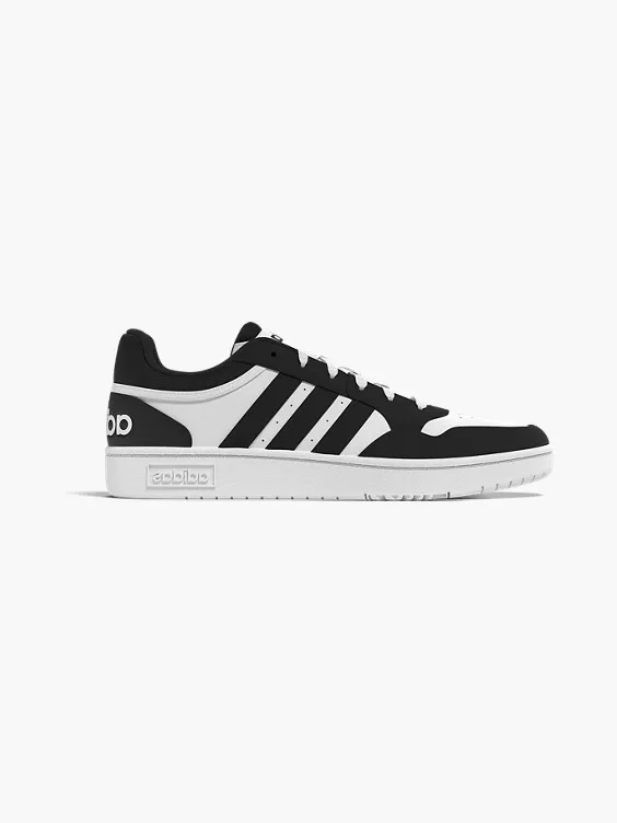 adidas  Hoops 3.0 Low White/Black Trainers