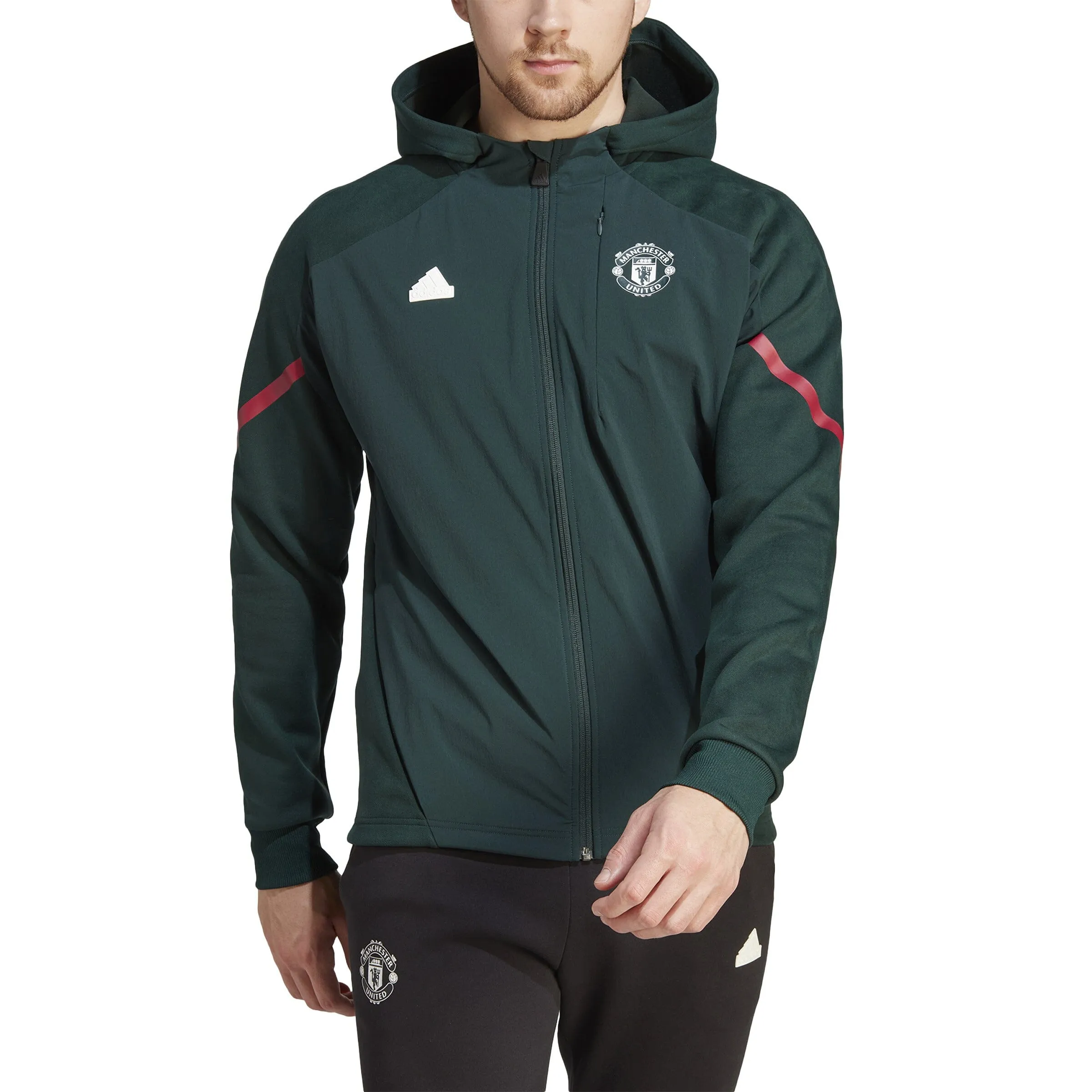 adidas Men's Manchester United 23/24 D4GMD Full Zip Hoodie | IK8786