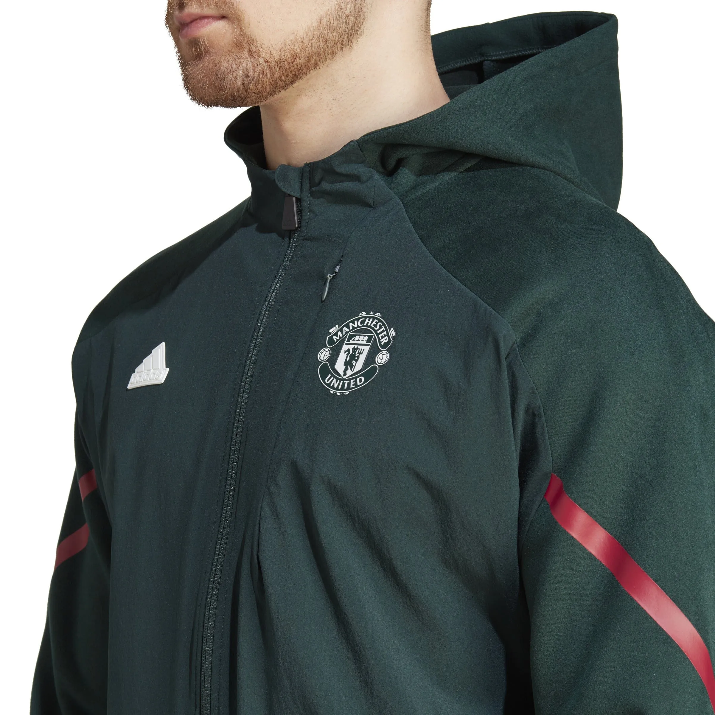 adidas Men's Manchester United 23/24 D4GMD Full Zip Hoodie | IK8786