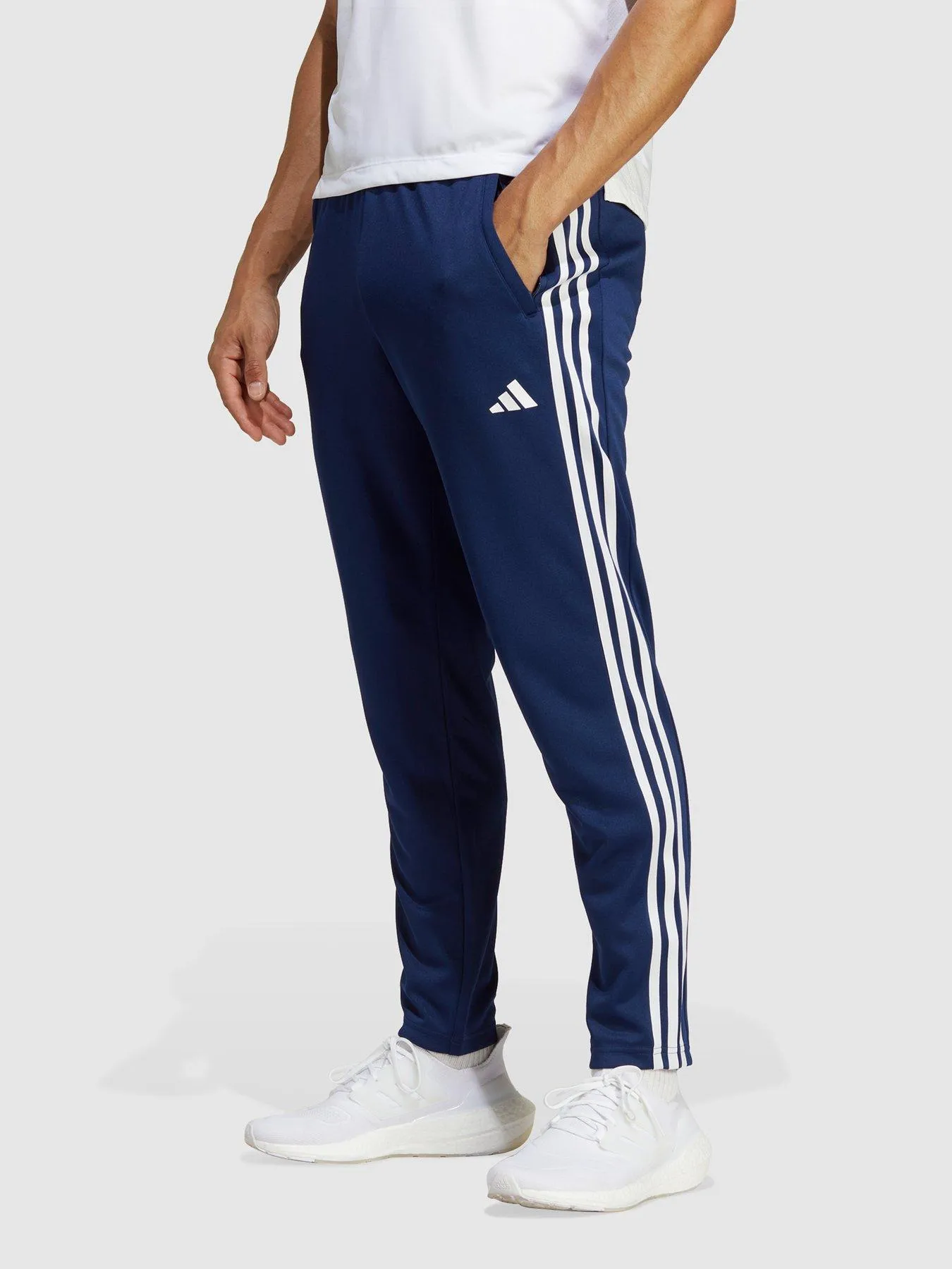 adidas Performance Train Essentials 3-Stripes Training Joggers - Navy