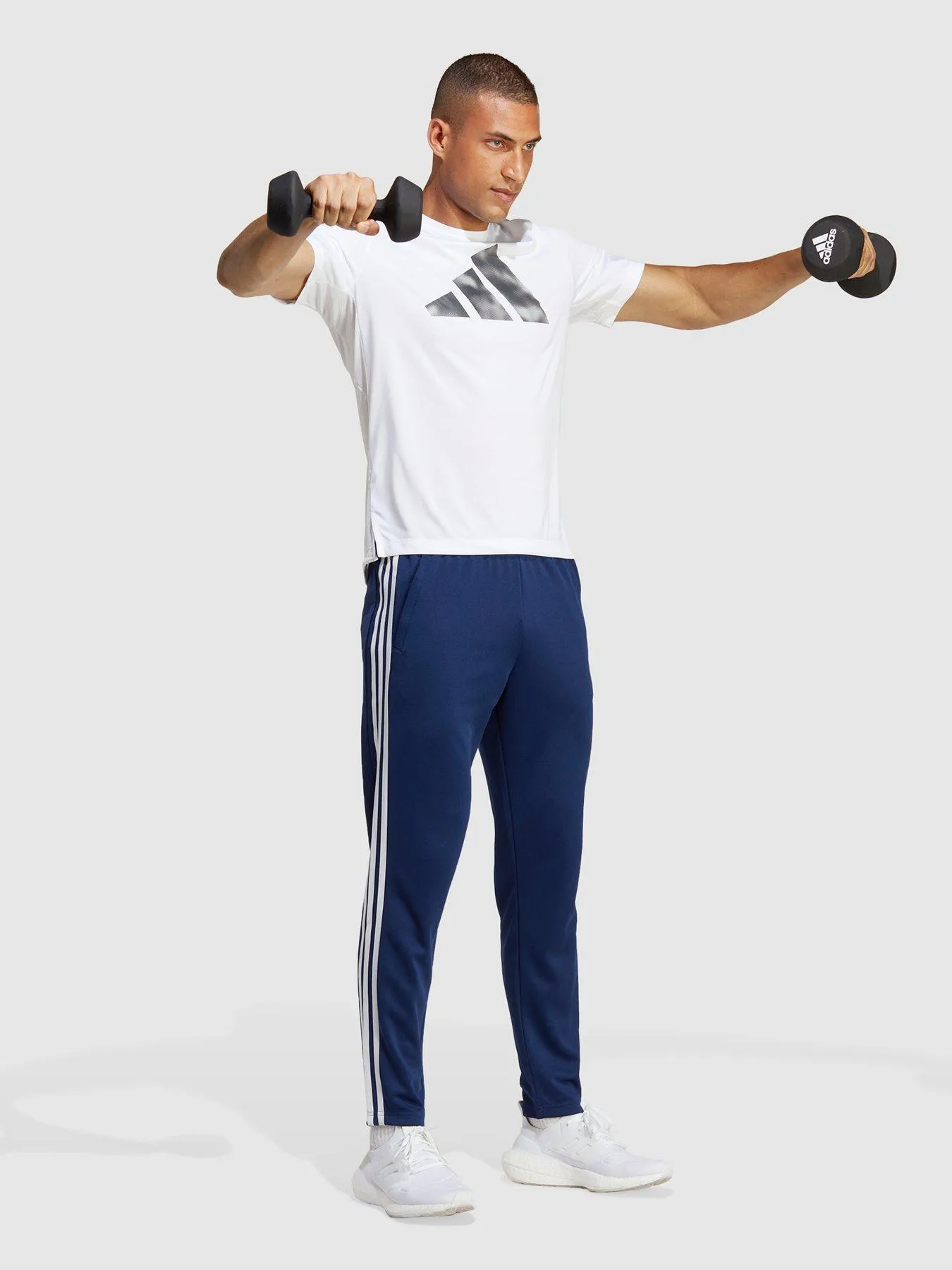 adidas Performance Train Essentials 3-Stripes Training Joggers - Navy