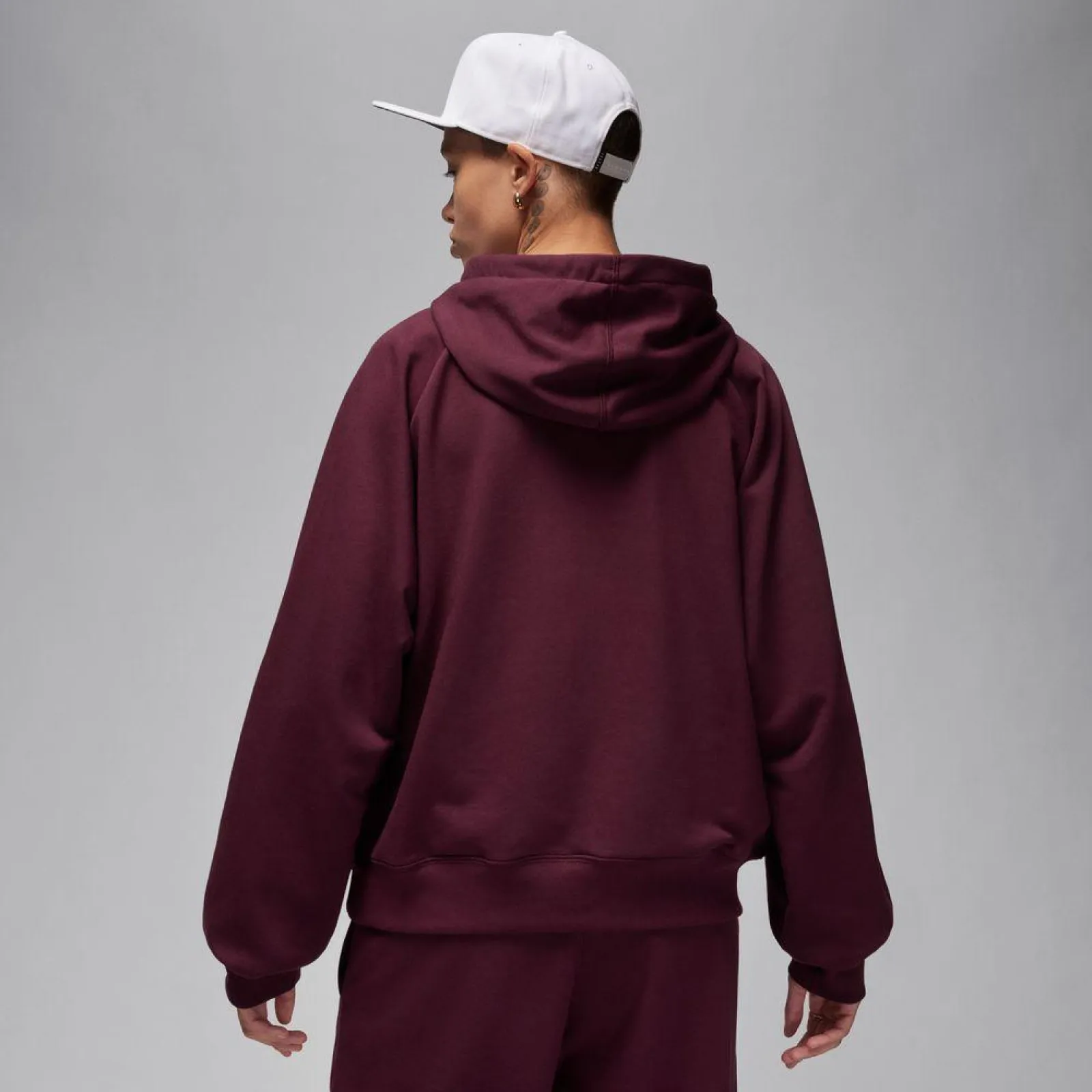 Air Jordan Sport Fleece Women's Graphic Hoodie "Night Maroon"