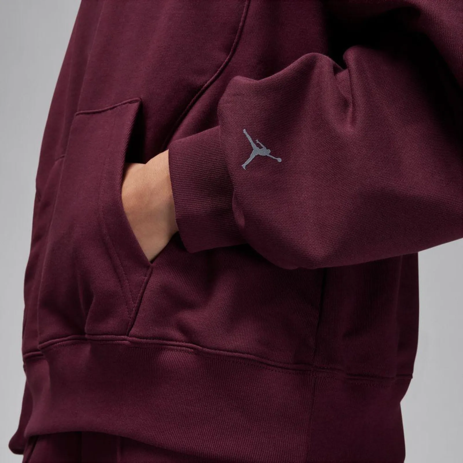 Air Jordan Sport Fleece Women's Graphic Hoodie "Night Maroon"