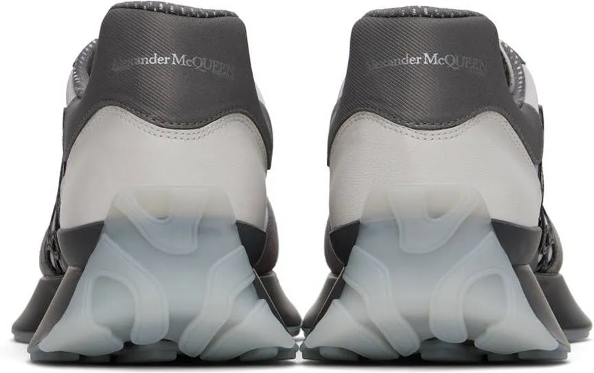 Alexander McQueen Gray Sprint Runner Sneakers