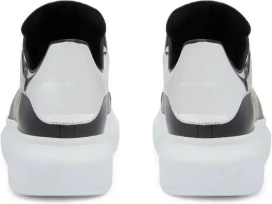 Alexander McQueen Oversized leather sneakers Black