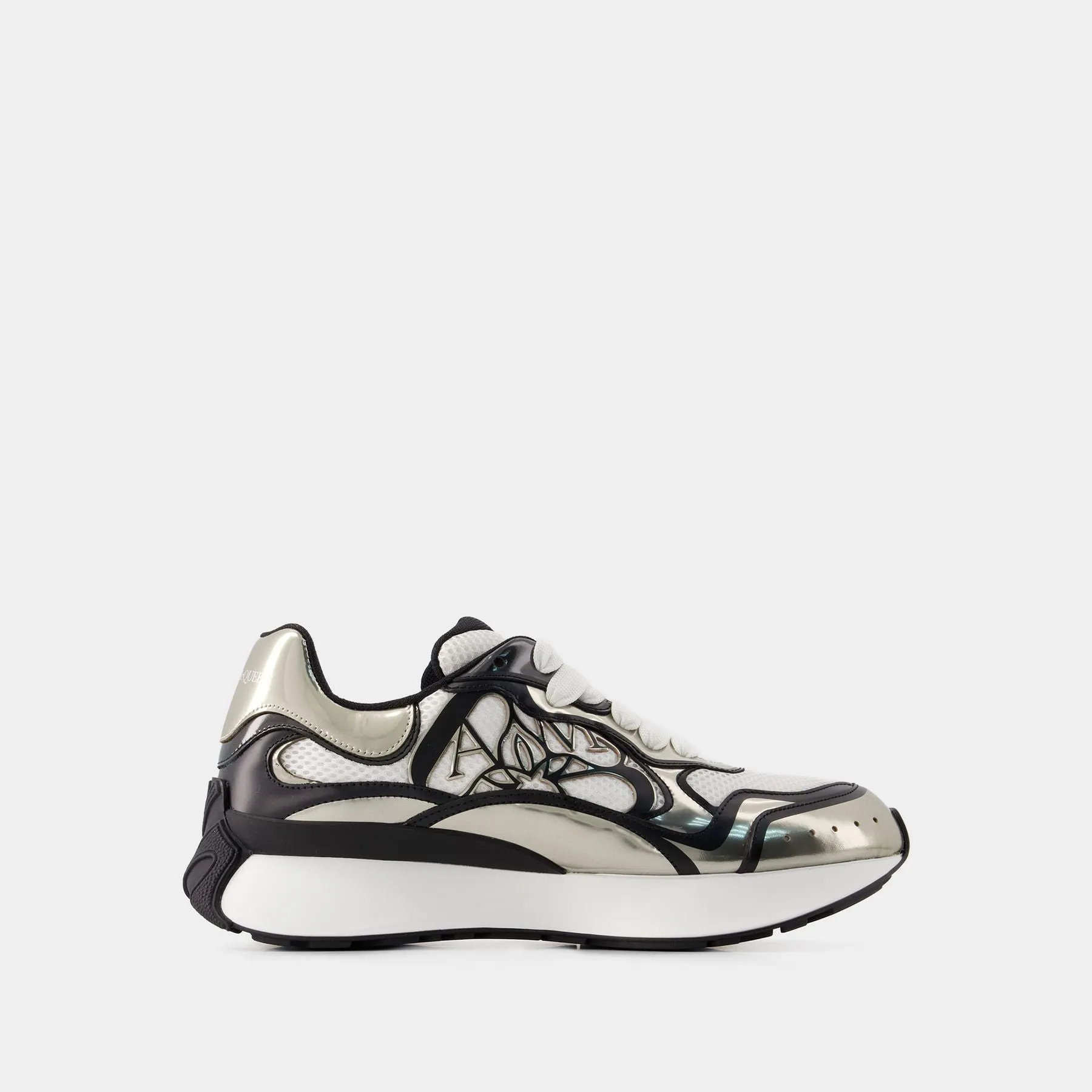 Alexander McQueen  Sprint Runner Sneakers - Alexander Mcqueen - Leather - Beige/Black