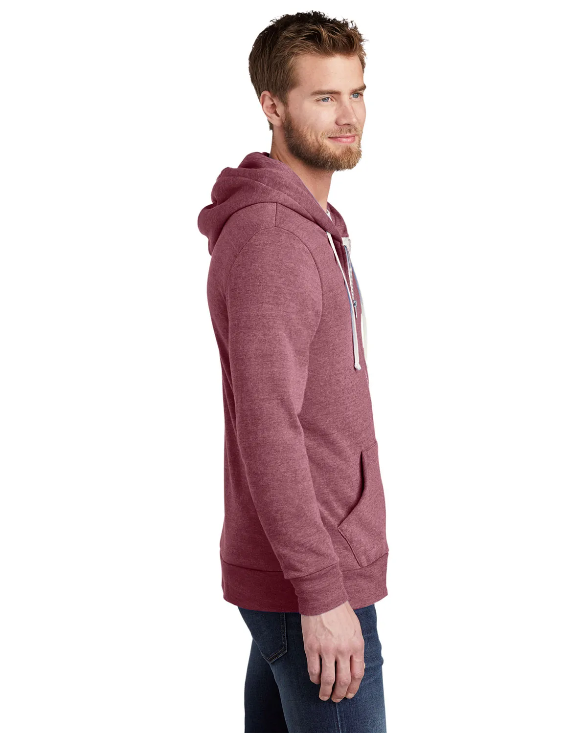 Alternative AA9590 Men's Rocky Eco Fleece Zip Hoodie