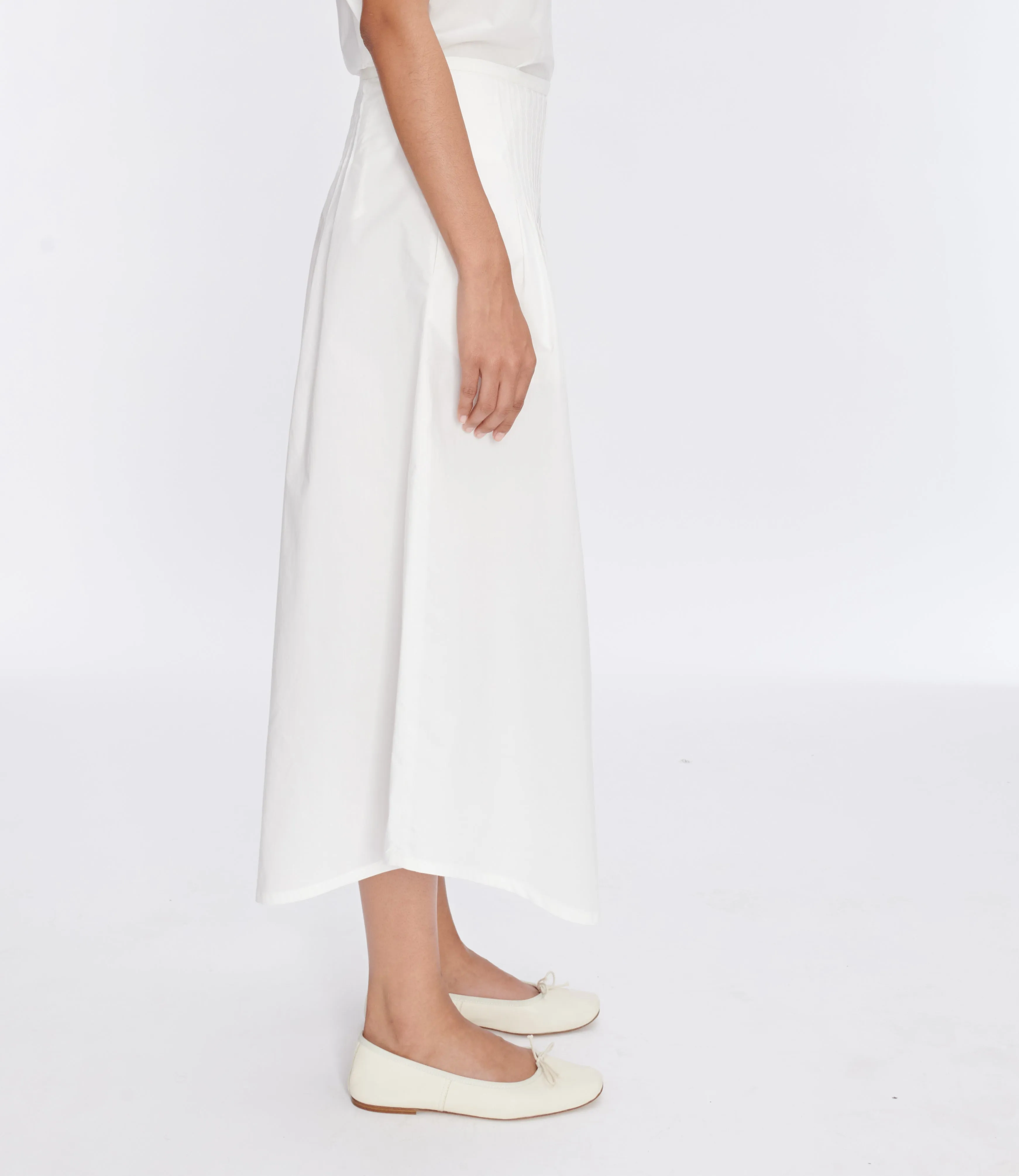 APC  White Olympia Skirt