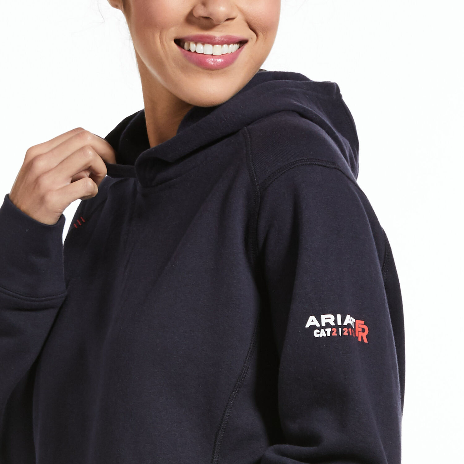 Ariat Women's FR Rev Pullover Hoodie in Navy