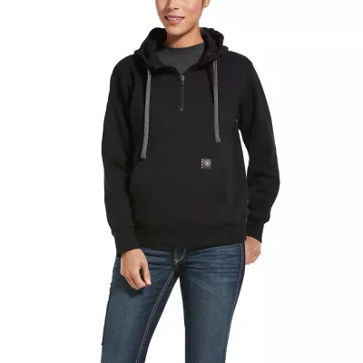 Ariat Women's Rebar Skill Set 1/2-Zip Work Hoodie