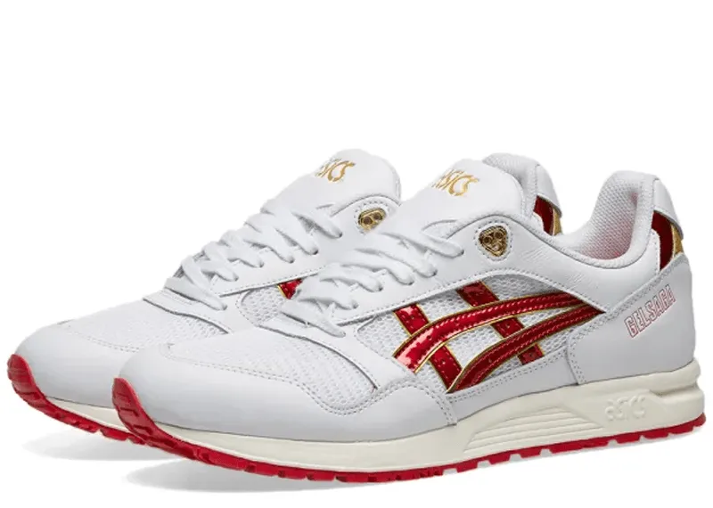 Asics Gel-Saga White/Speed Red