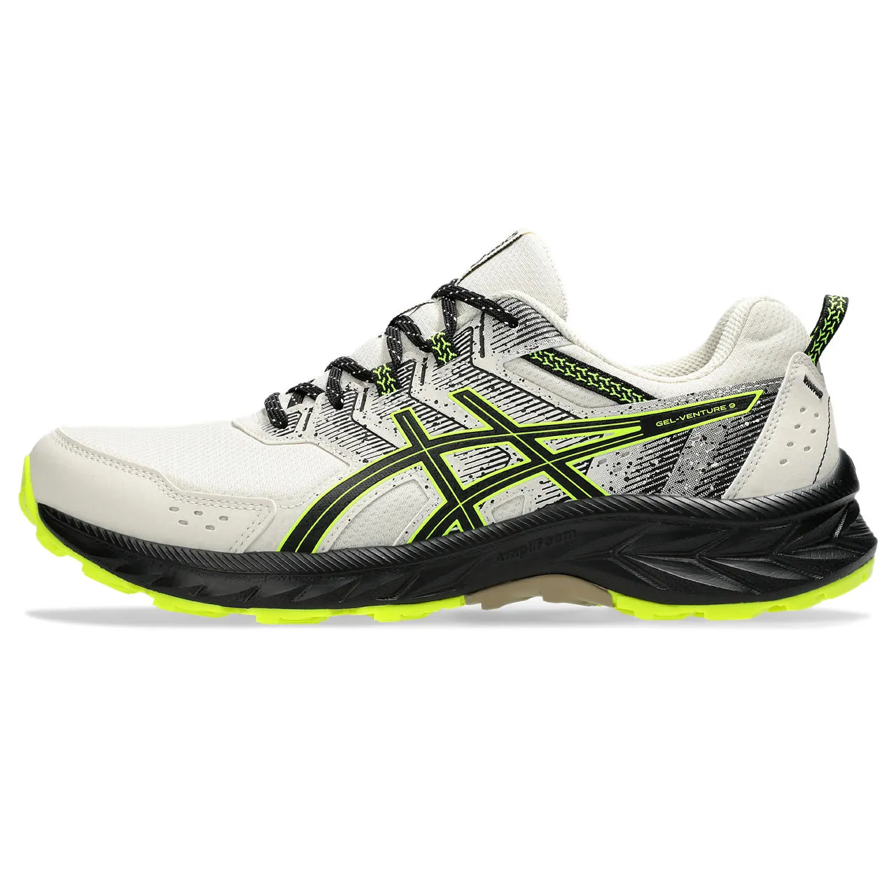 Asics Men's Gel-Venture 9 Oatmeal/Safety Yellow | Buy Asics Men's Gel-Venture 9 Oatmeal/Safety Yellow here | Outnorth