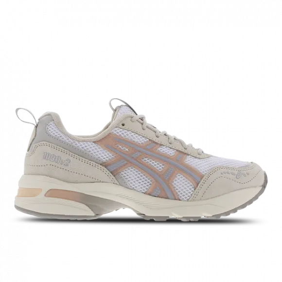 Asics Women's Gel-1090V2 Sneakers in White/Maple Sugar