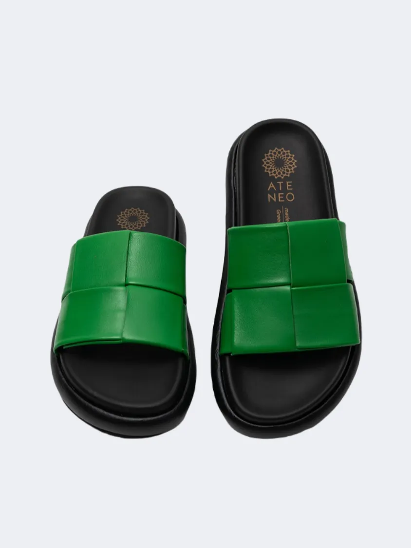 Ateneo Comfort Women Beach Slipper Green