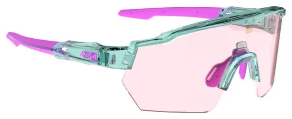 AZR Kromic Race RX Crystal Turquoise Verni / Pink Photochromic Goggles