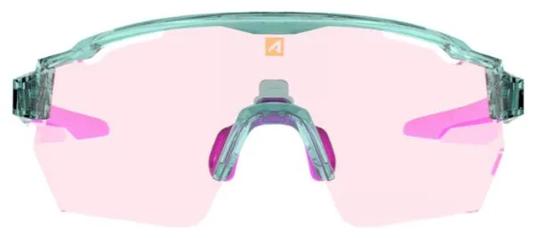 AZR Kromic Race RX Crystal Turquoise Verni / Pink Photochromic Goggles