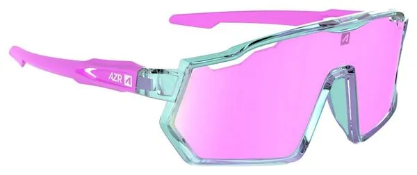 AZR Pro Race Jr Turquoise / Pink Goggles