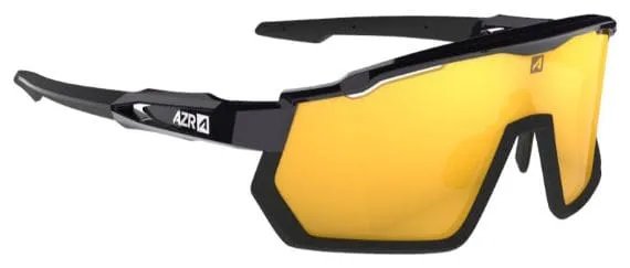 AZR Pro Race RX Goggles Black Clearcoat / Gold Hydrophobic Lens