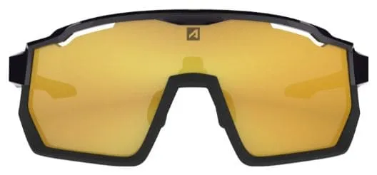 AZR Pro Race RX Goggles Black Clearcoat / Gold Hydrophobic Lens