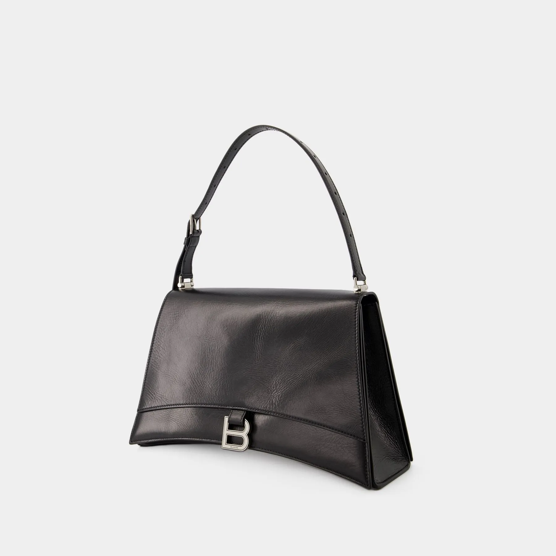 Balenciaga  Crush Sling Bag M - Balenciaga - Leather - Black