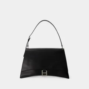 Balenciaga  Crush Sling Bag M - Balenciaga - Leather - Black