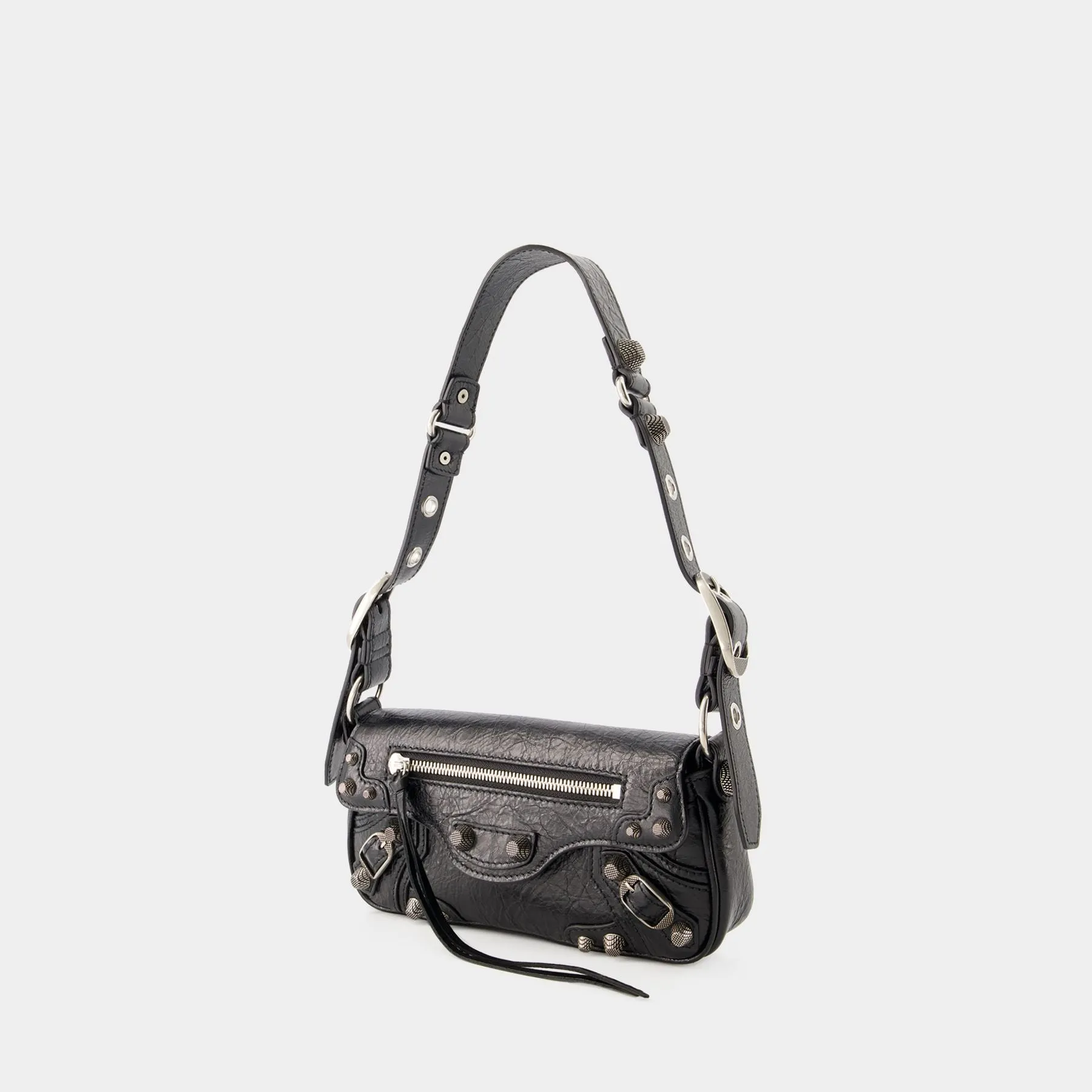 Balenciaga  Le Cagole Sling Xs Shoulder Bag - Balenciaga - Leather - Black