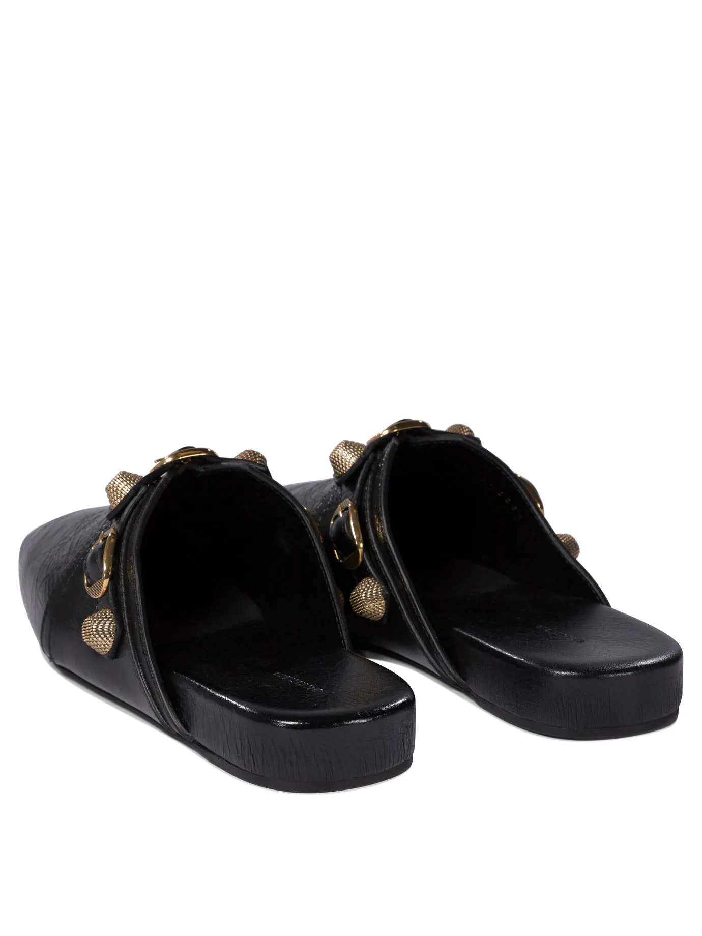 Balenciaga Slipper Cagole In Pelle Borchiata