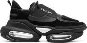 Balmain B-Bold logo-lettering sneakers Black