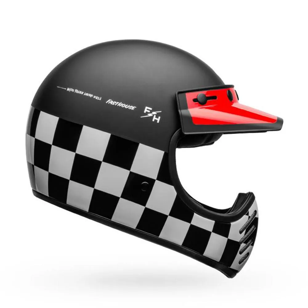 Bell - Moto-3 Fasthouse Checkers Matte Helmet