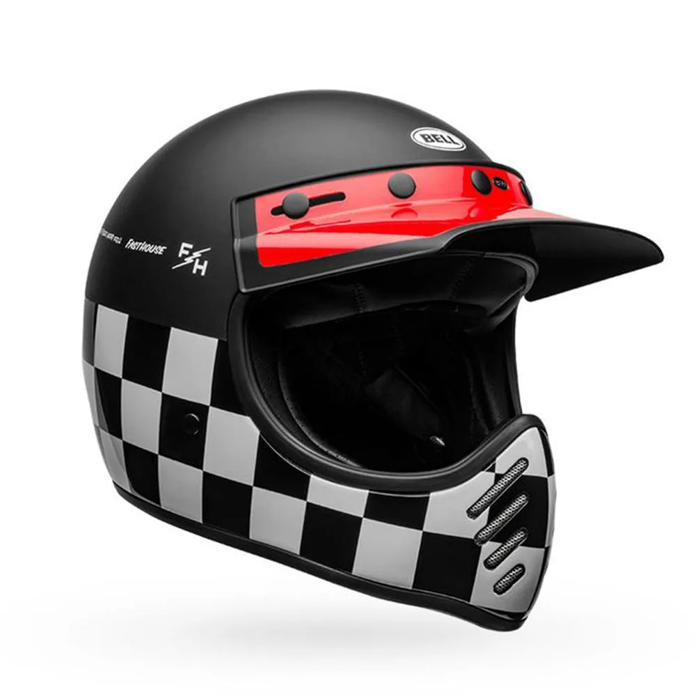 Bell - Moto-3 Fasthouse Checkers Matte Helmet