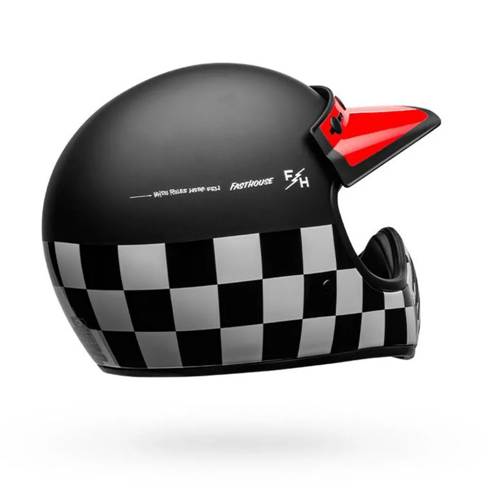 Bell - Moto-3 Fasthouse Checkers Matte Helmet