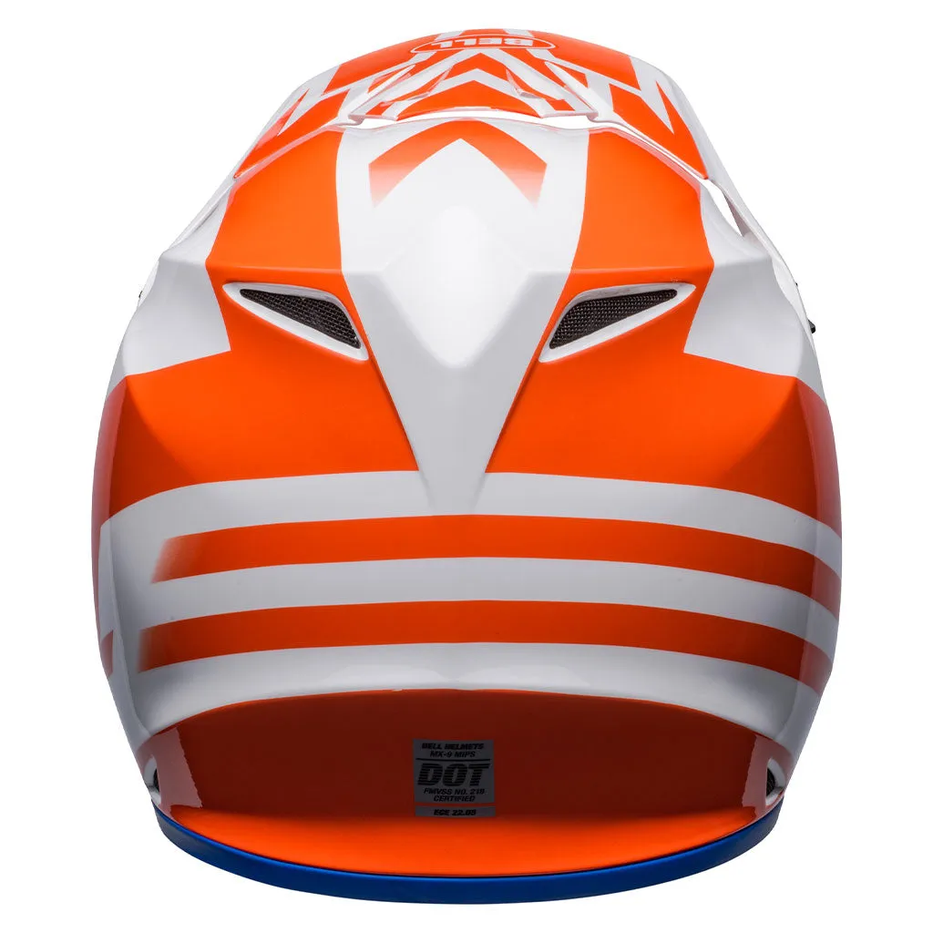 Bell - MX-9 MIPS Disrupt White/Orange Helmet