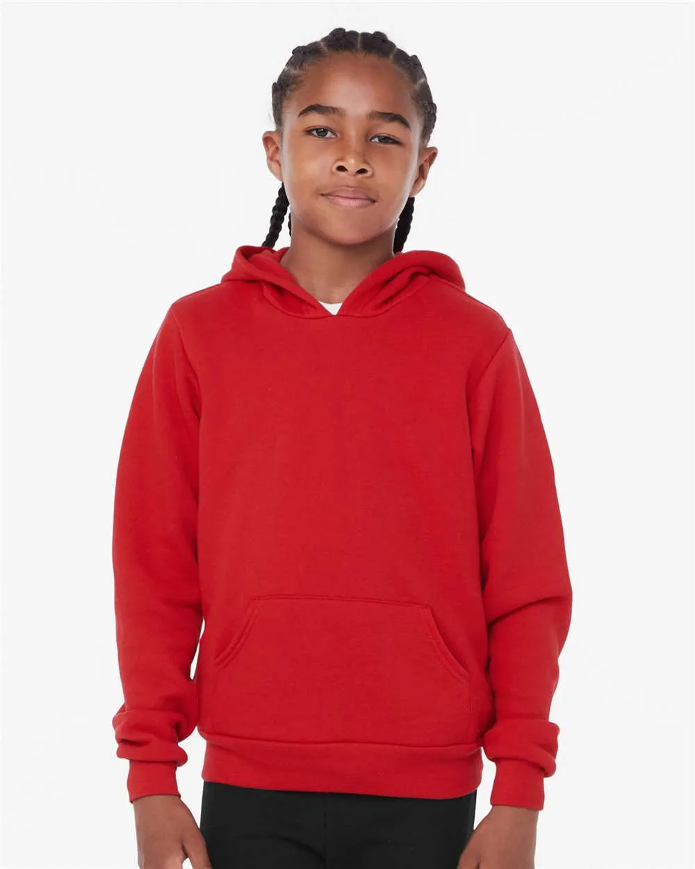 Bella + Canvas 3719Y Youth Sponge Fleece Hoodie SKU: 3719Y