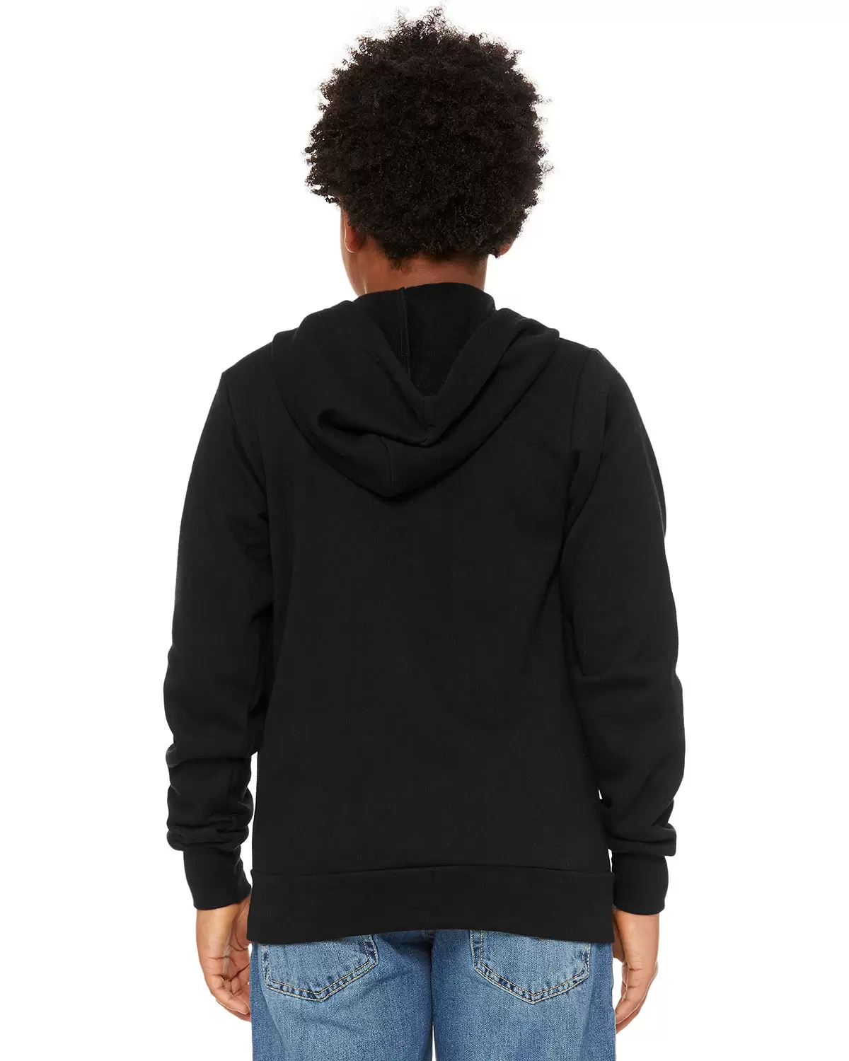 Bella + Canvas 3739Y Youth Sponge Fleece Full-Zip Hoodie SKU: 3739Y