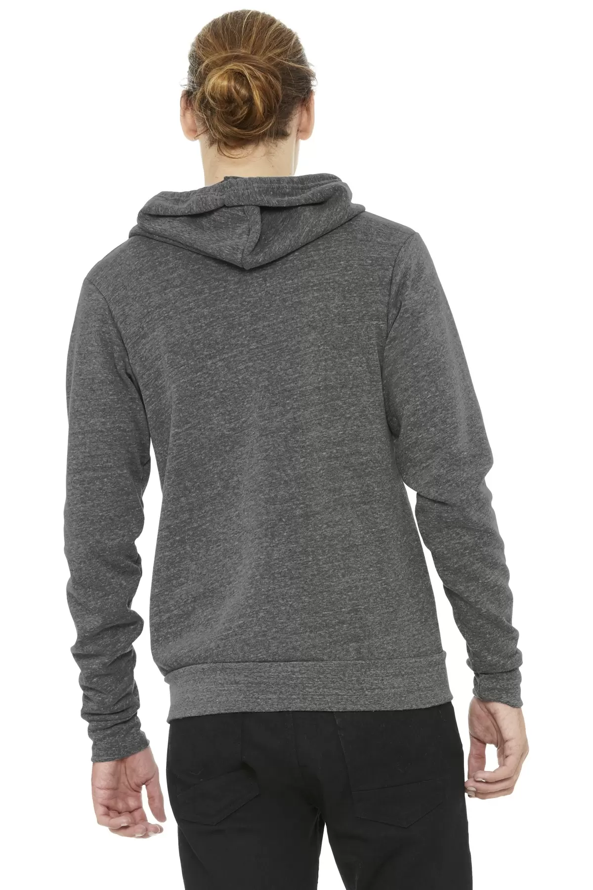 BELLA+CANVAS 3909 Unisex Tri-blend Sponge Fleece Zip-up Hoodie SKU: 3909