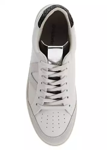 Berlin Piel & Metal Leather Trainers by Victoria | Look Again