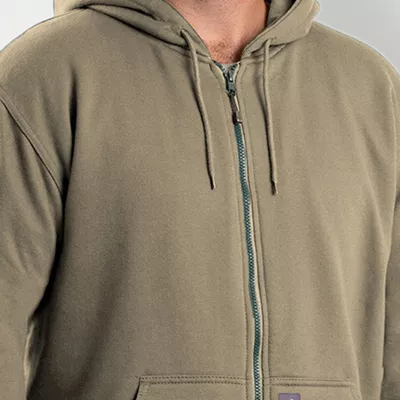 Berne Big and Tall Mens Long Sleeve Fleece Lined Zipper Hoodie