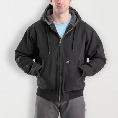 Berne Flex180 Mens Hooded Big and Tall Heavyweight Work Jacket