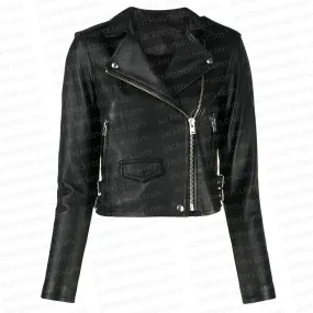 Big Sky S03 Katheryn Winnick Black Leather Jacket