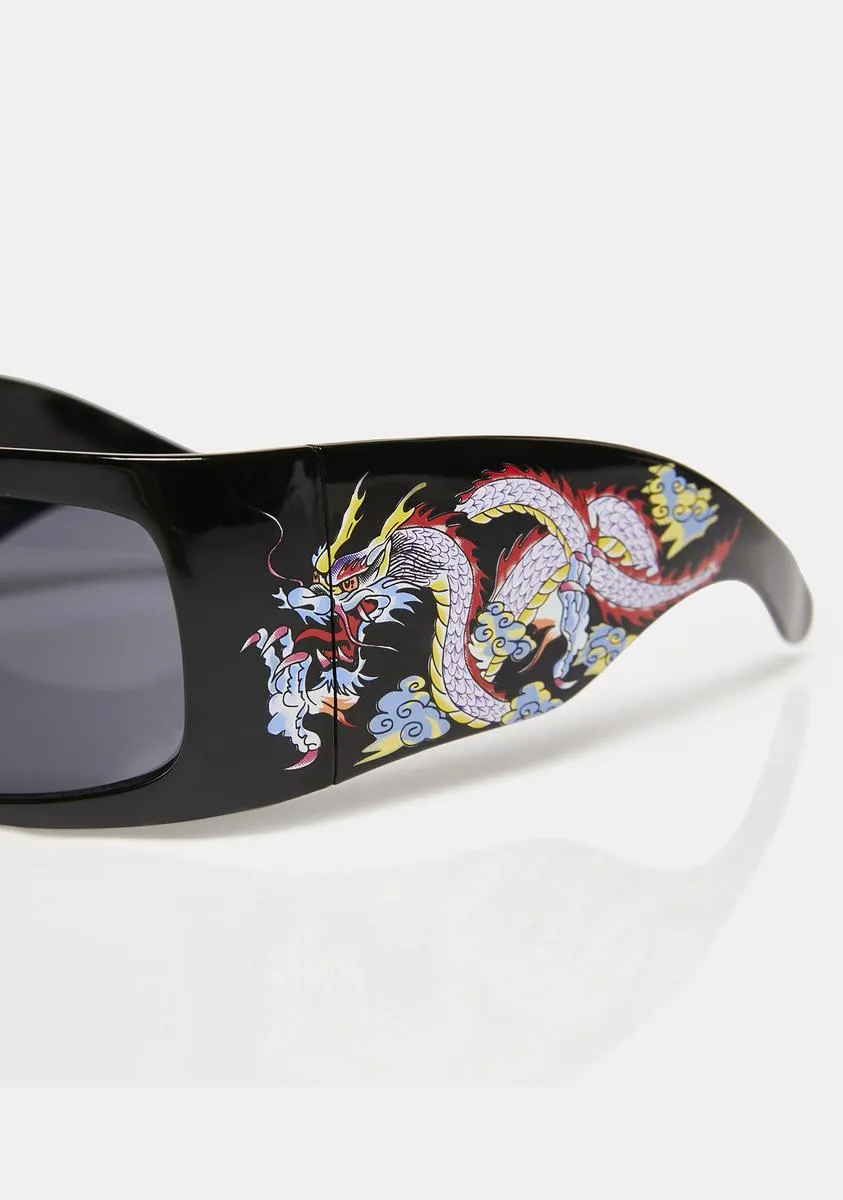 Black Dragon Tattoo Sunglasses-