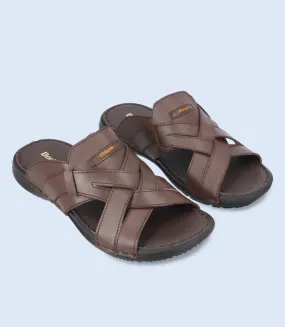 BM5670-COFFEE-Men Slipper